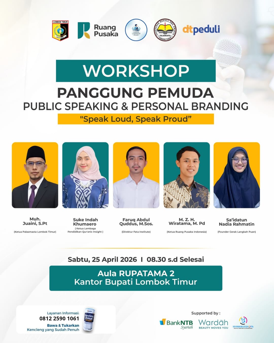 Workshop Public Speaking dan Personal Branding 