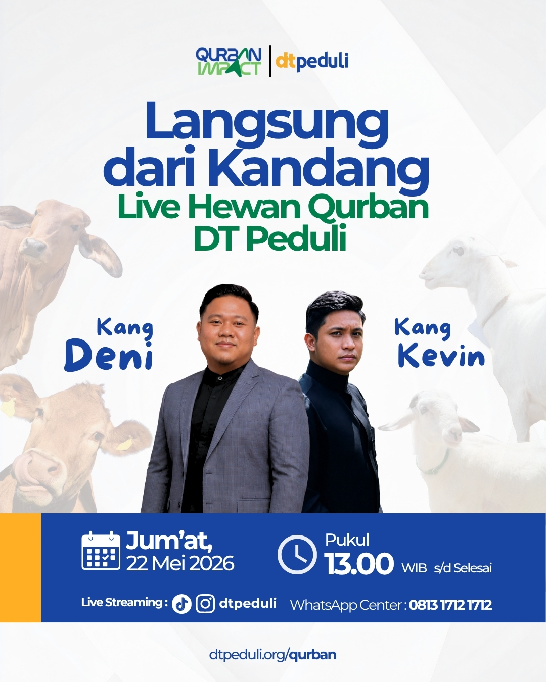 Langsung Dari Kandang: Live Hewan Kurban DT Peduli