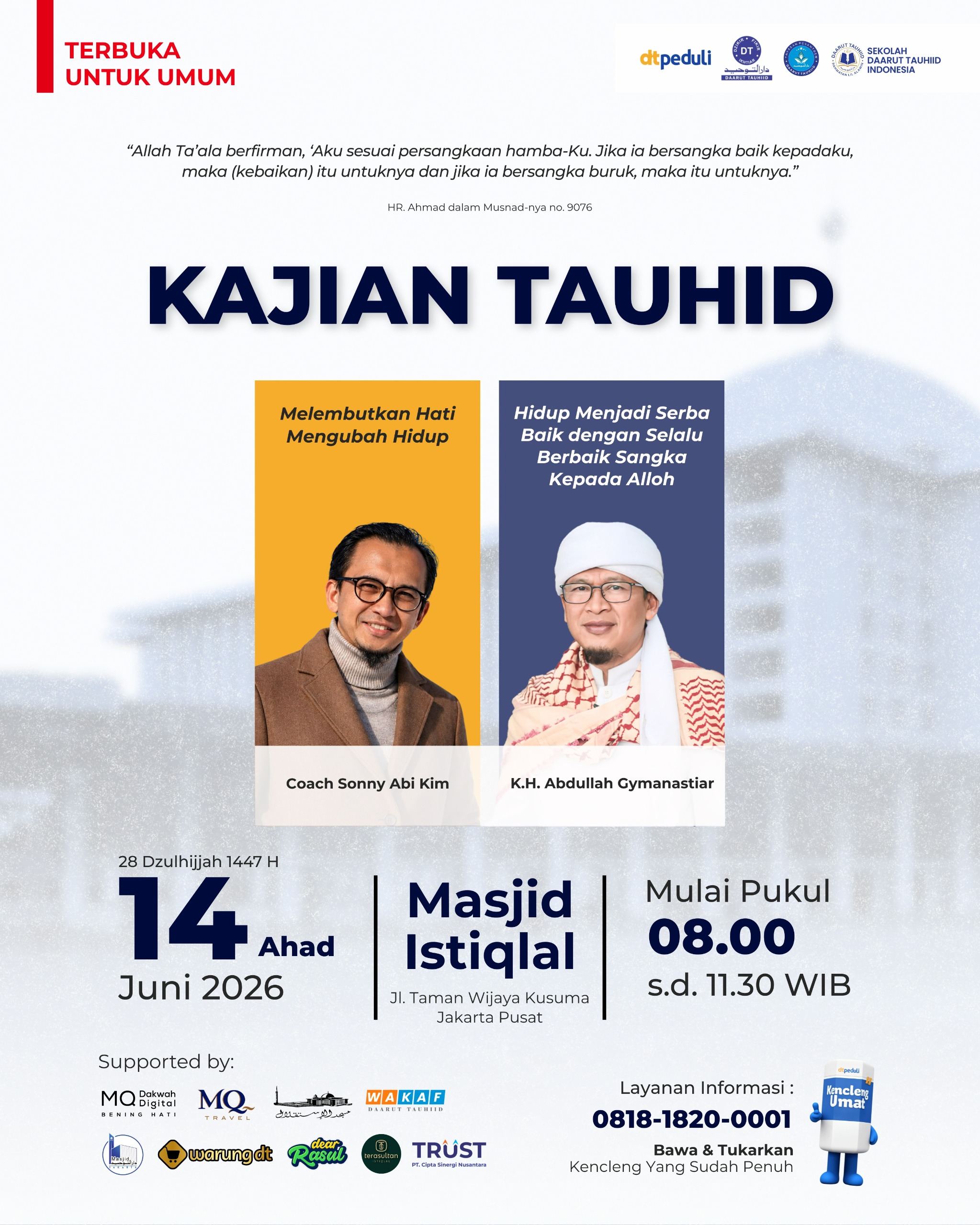 KAJIAN TAUHID MASJID ISTIQLAL JAKARTA