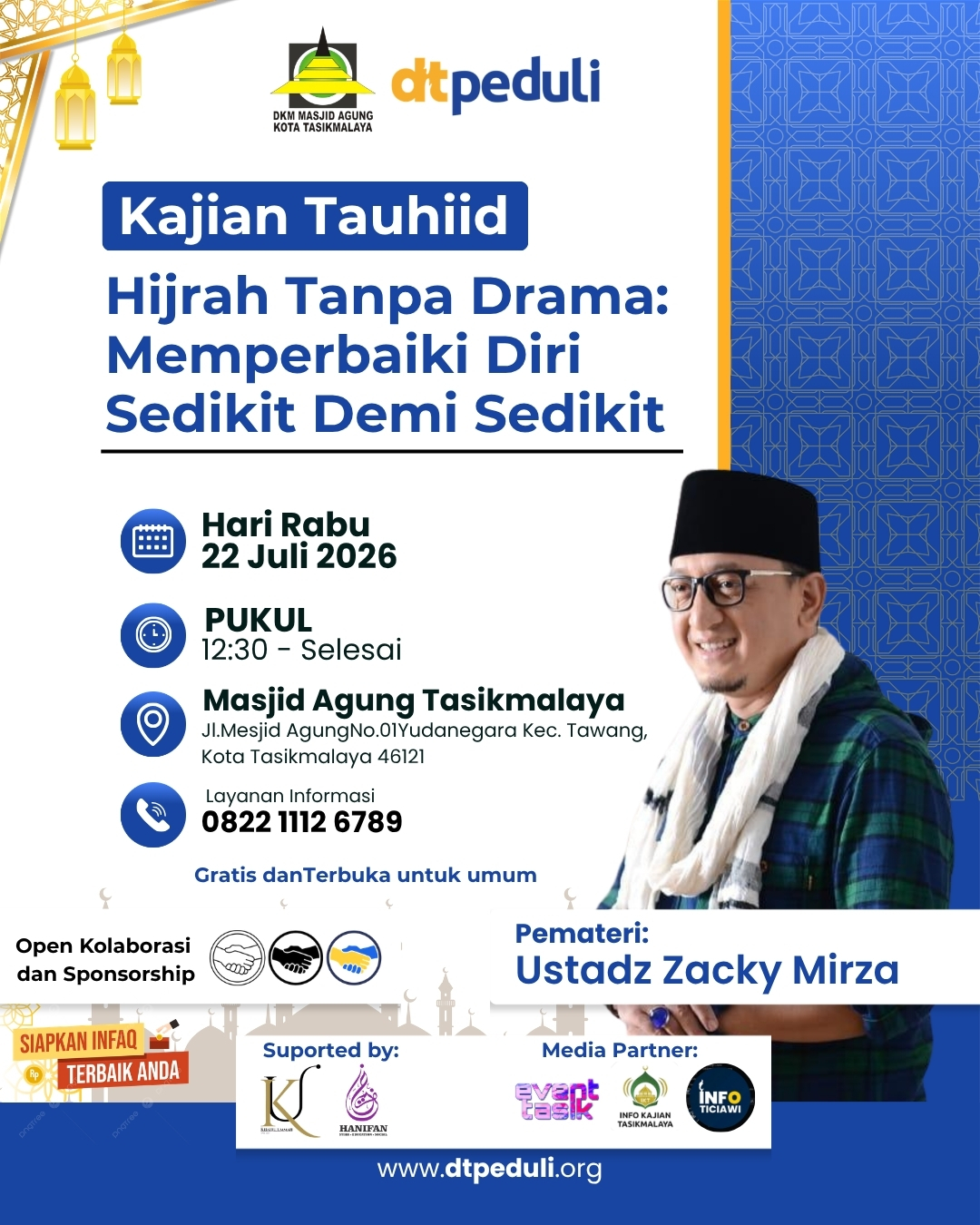 KAJIAN TAUHIID BERSAMA USTADZ ZACKY MIRZA