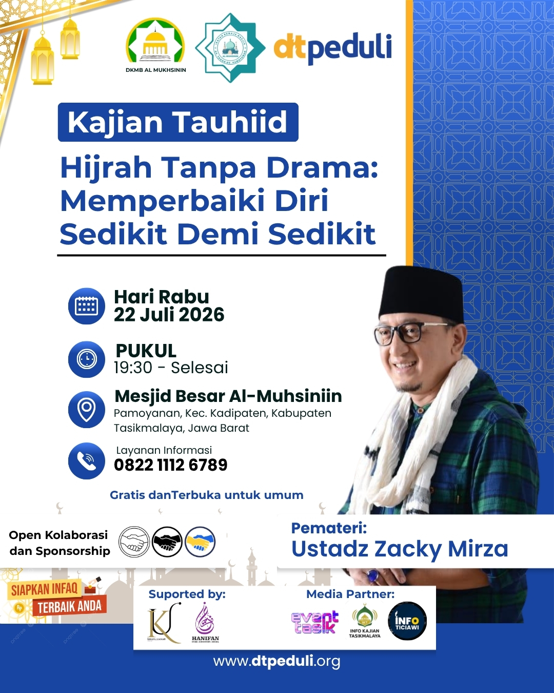 KAJIAN TAUHIID BERSAMA USTADZ ZACKY MIRZA