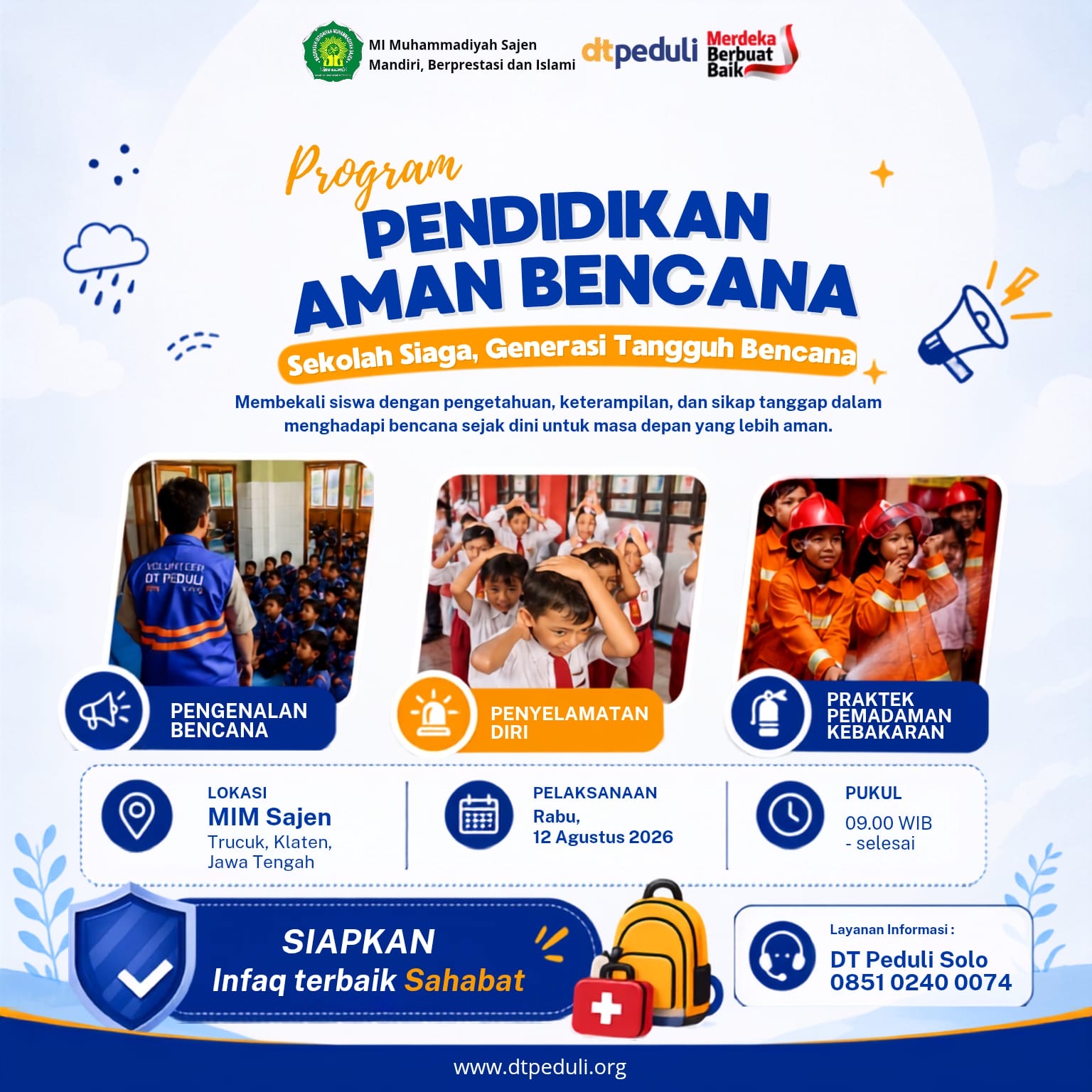 Program Pendidikan Aman Bencana di Sekolah