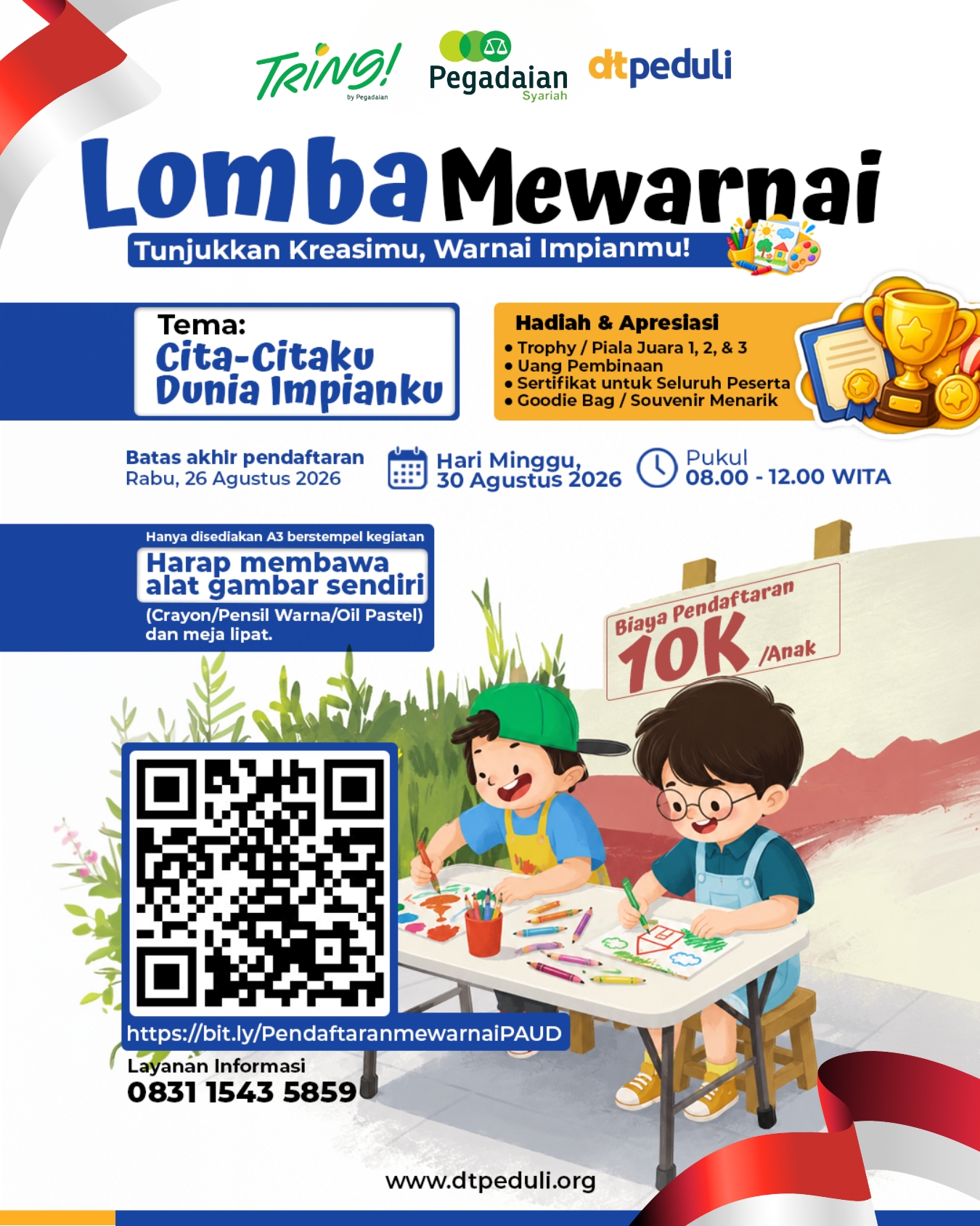 🎨SPECIAL 17 AGUSTUS LOMBA MENGGAMBAR ANAK CERIA 2026 🎨
