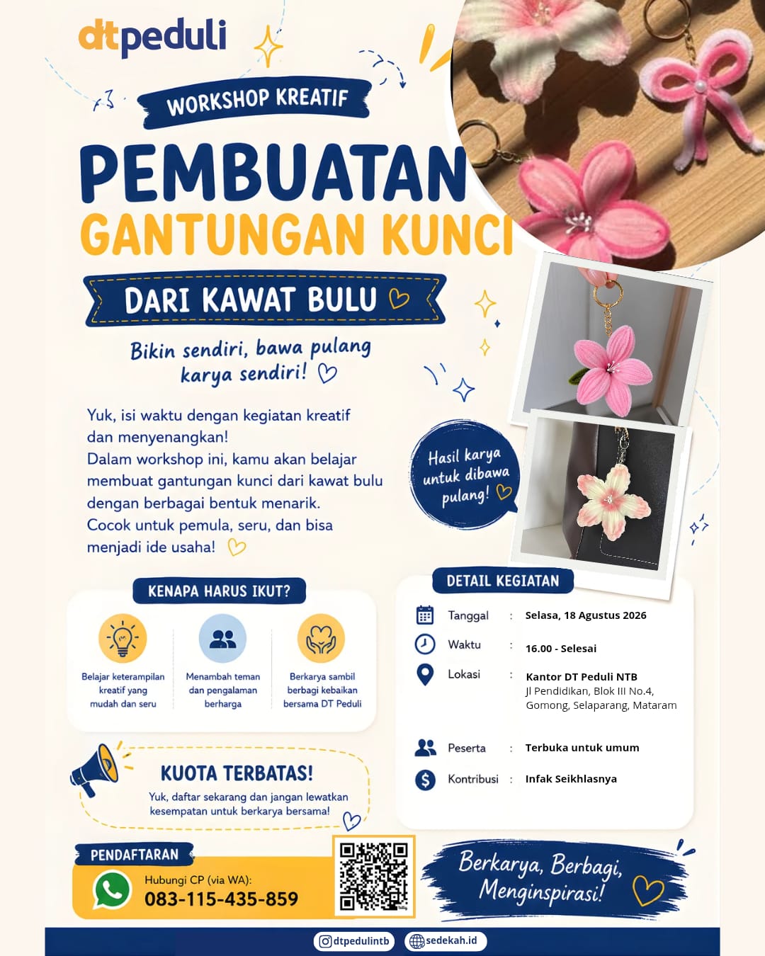 🇮🇩SPECIAL HARI KEMERDEKAAN ✨ WORKSHOP KREATIF DT PEDULI ✨