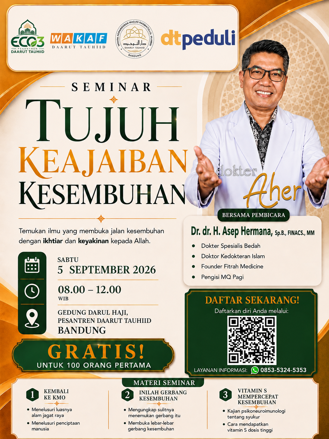 Seminar Tujuh Keajaiban Kesembuhan