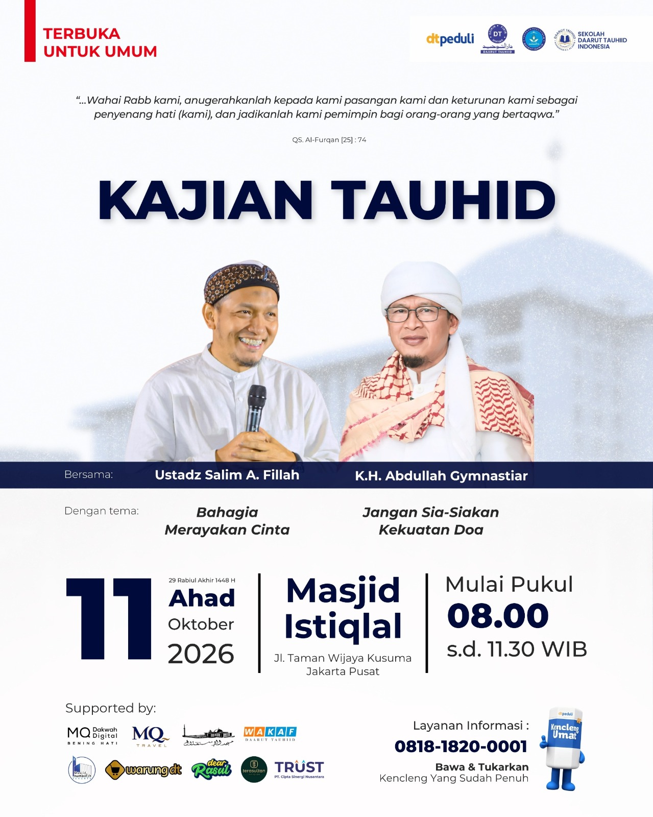 KAJIAN TAUHID ISTIQLAL OKTOBER