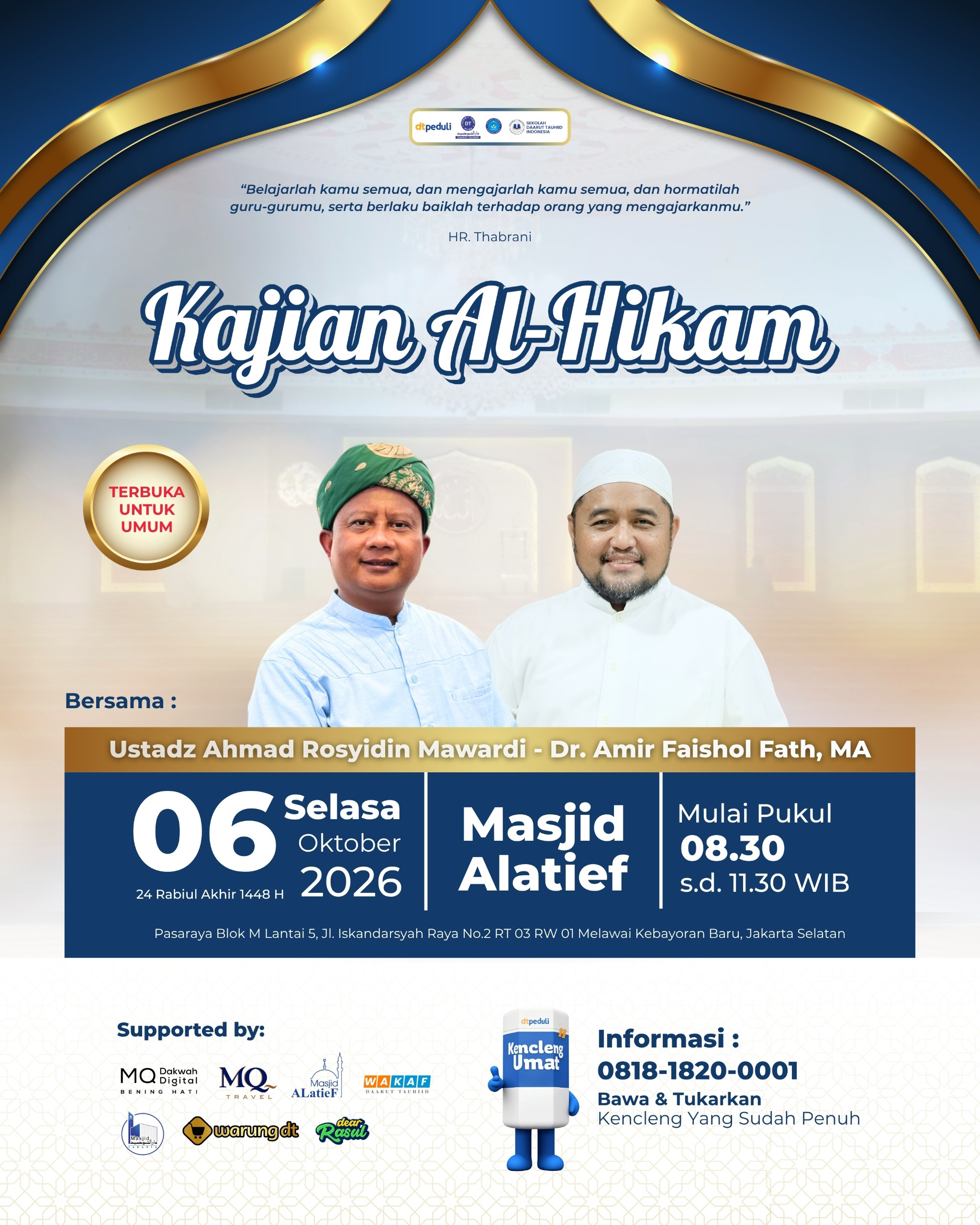 KAJIAN AL-HIKAM MASJID ALATIEF OKTOBER